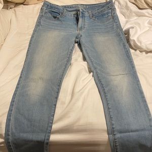 American Eagle light blue Jeggings